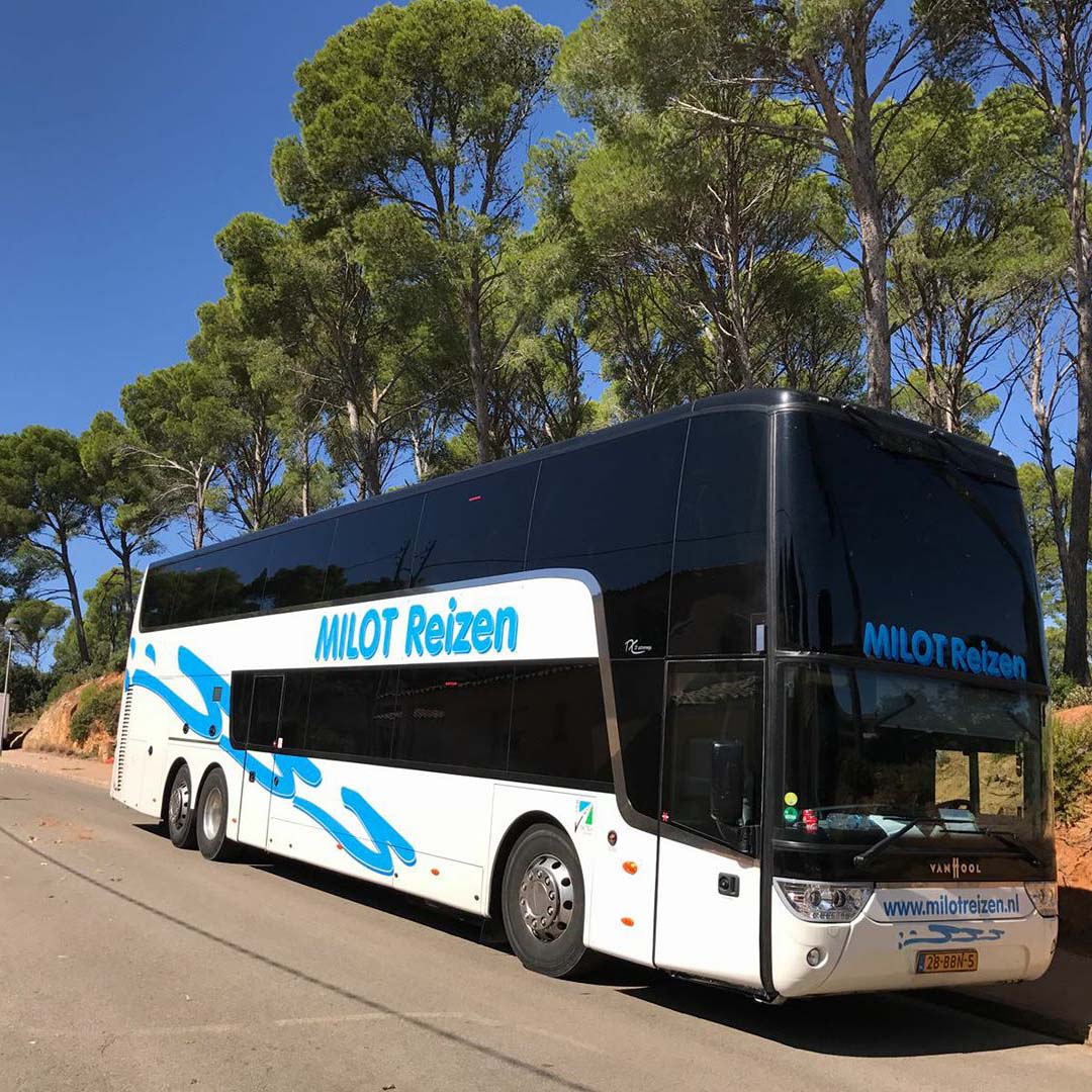 Dubbeldekker van Milot voor meerdaagse reizen